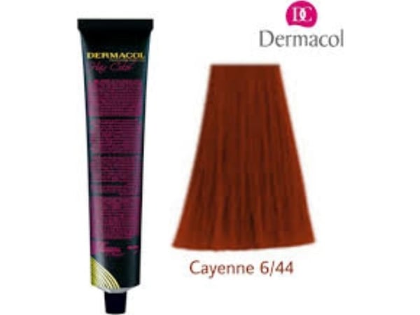 Dermacol Professional Hair Color permanent hårfarge 6/44 Cayenne 60 ml