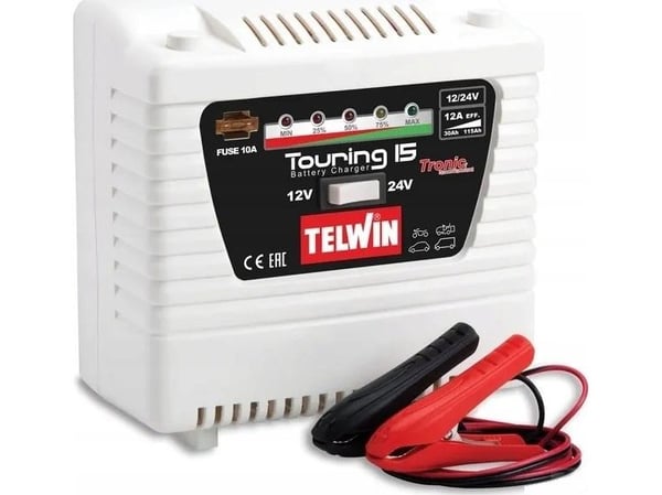 Batterilader 807592 Touring 15 Telwin 50–115 Ah