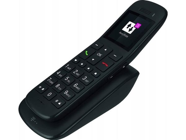 Deutsche Telekom Speedphone 32 - Trådløst ekstra håndsett - DECT\GAP\CAT-iq - ibenholt