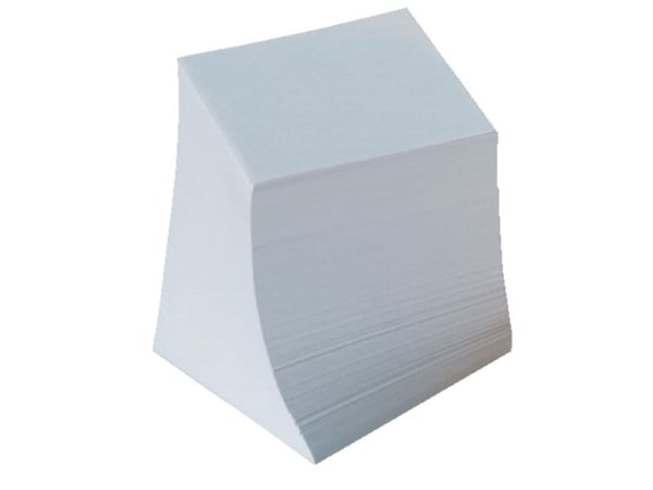 Kubus Refill 9x9cm Limet Hvid - (12 stk.)