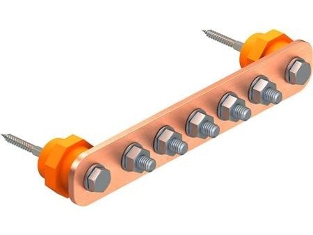 OBO potentialutjämningsskena - 10xM10, för industriell användning