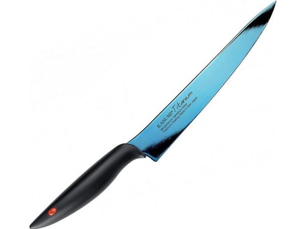 Kasumi KASUMI kökskniv Nóz waski kuty Titanium – 20 cm – blå