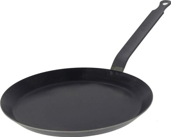 de Buyer 5303.24, Rund, Crêpepanne, Sort, Strykejern, Keramisk, Gass, Halogen, Induksjon, Forseglet Plate, Frankrike