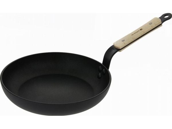 de Buyer 8780.24, Rund, All-bruk panne, Svart, Aluminium, Rustfritt stål, Keramisk, Gass, Halogen, Induksjon, Forseglet Plate, Frankrike