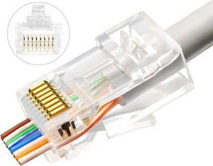 Lanview LVN125306, RJ45, Läpinäkyvä, Uros, Suora, Cat6a, U/UTP (UTP)
