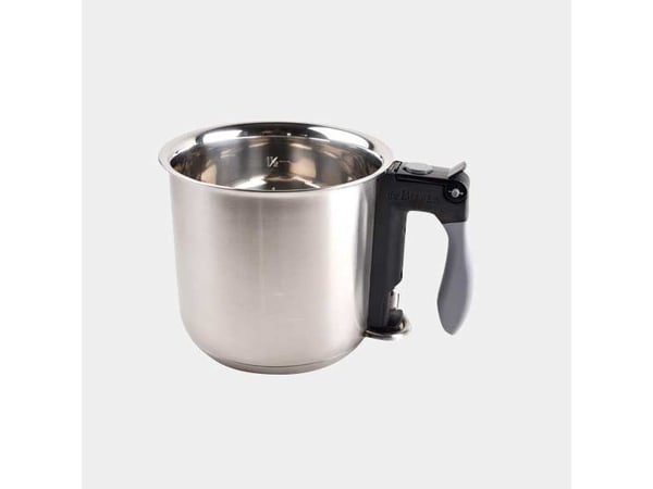 de Buyer 3437.16N, 1,5 L, Rustfritt stål, Rustfritt stål, Svart, Grå, Keramikk, Gass, Induksjon, Forseglet plate, 16 cm