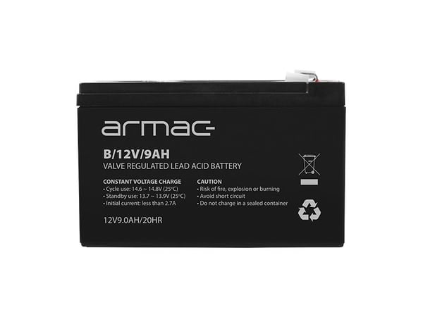 Universal strømforsyning gelbatteri Armac B/12V/9Ah