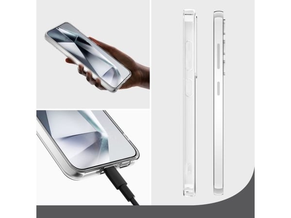4smarts 541344, Samsung, Galaxy S25+, Støtbestandig, Ripebestandig, Gjennomsiktig, 2 stykker