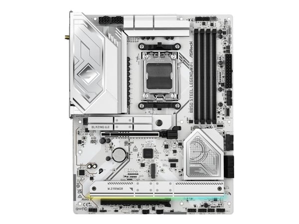 Asrock B850 Steel Legend WiFi, AMD, Socket AM5, AMD Ryzen 7000-serien, AMD Ryzen 8000-serien, AMD Ryzen 9000-serien, Socket AM5, DDR5-SDRAM, 256 GB