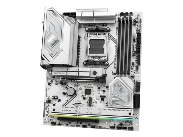 Asrock B850 Steel Legend WiFi, AMD, Socket AM5, AMD Ryzen 7000-serien, AMD Ryzen 8000-serien, AMD Ryzen 9000-serien, Socket AM5, DDR5-SDRAM, 256 GB