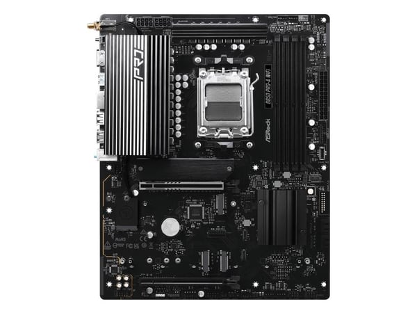 ASRock B850 Pro-A WiFi - Hovedkort - ATX - Socket AM5 - AMD B850 Chipset - USB-C 3.2 Gen 2x2, USB-C 3.2 Gen 1, USB 3.2 Gen 1, USB-C 3.2 Gen2 - 2.5 ...
