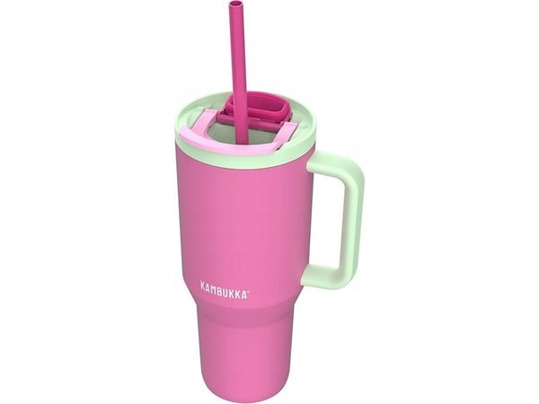 Termisk krus med teleskopisk sugerør Kambukka Rio Tumbler 950ml Bubblegum Mint