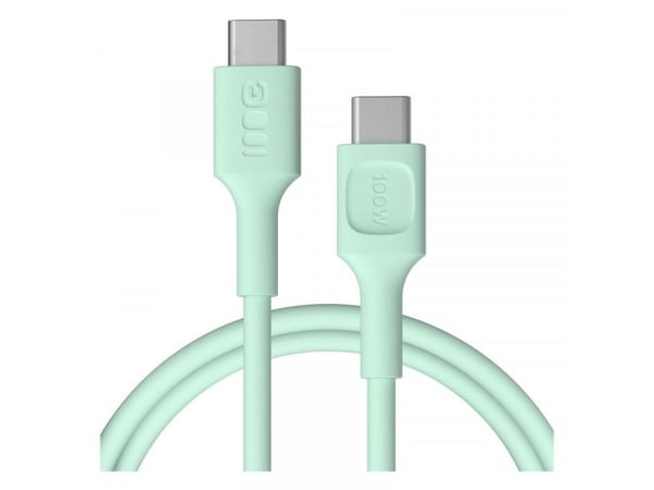 Green Cell USB-C-kaapeli 1,2 m 100 W Greencell PowerFlex pikalataus PD minta vihreä