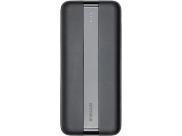 Rivacase VA2081, 20000 mAh, Lithium Polymer (LiPo), 3,7 V, 10 W, Sort