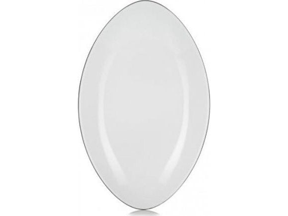 Revol Equinoxe Oval tallerken Hvit 35x22 cm