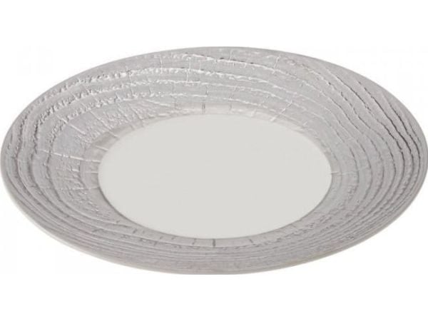 Revol ARBORESCENCE flat tallerken 31 cm sølv