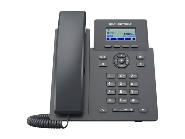 Grandstream GRP Series GRP2601 - VoIP-telefon - 5-veis anropskapasitet - SIP, RTCP, RTP, RTCP-XR, SRTP - 2 linjer