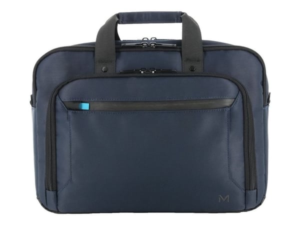 Mobilis Executive 4 Twice - Notebook-väska - toppladdning, 40 % återvunnen - 14" - 16" - marinblå, svart