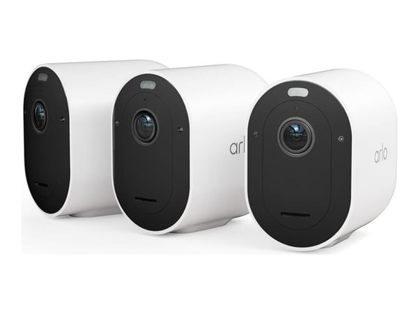Arlo Pro 5 - Nettverksovervåkingskamera - utendørs - værbestandig - farge (Dag og natt) - lyd - trådløs - Wi-Fi (en pakke 3)