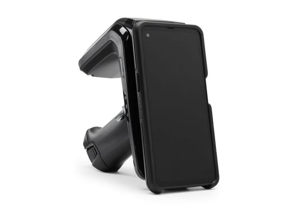 Zebra RFD40 Premium Plus Sled - Strekkode / RFID-leser - Bluetooth 5.3, 802.11a/b/g/n/ac/ax, NFC, eConnex, USB-C - midnatts sort
