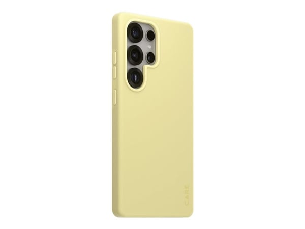 CARE by PanzerGlass - Bakdeksel til mobiltelefon - polykarbonat, mikrofiber, silikon - chardonnay - for Samsung Galaxy S25 Ultra