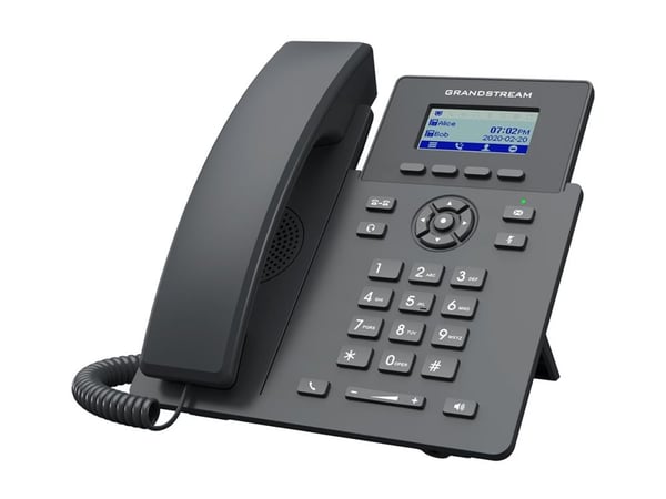 Grandstream GRP Series GRP2601 - VoIP-telefon - 5-veis anropskapasitet - SIP, RTCP, RTP, RTCP-XR, SRTP - 2 linjer