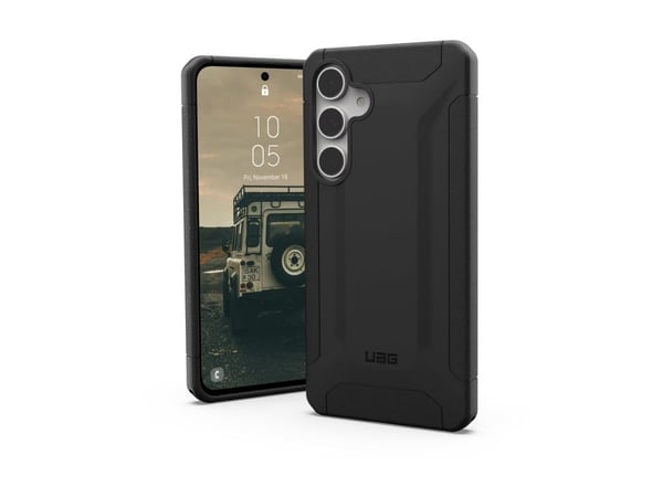 UAG Scout Series - Baksidedeksel for mobiltelefon - termoplast-polyuretan (TPU) - svart - for Samsung Galaxy S24 FE