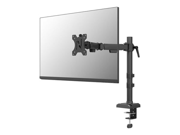Neomounts DS60-600BL1 - Monteringssett (skjermarm, maljeklemme) - full bevegelse - for Skjerm - stål - svart - skjermstørrelse: 10"-32" - skrivebor...
