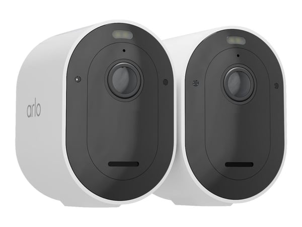 Arlo Pro 5 - Nettverksovervåkingskamera - utendørs - værbestandig - farge (Dag og natt) - 2688 x 1520 - lyd - trådløs - Wi-Fi (en pakke 2)