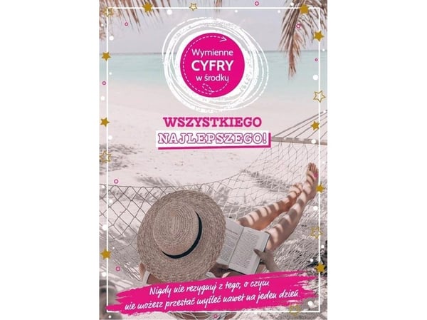 Födelsedagskort Carnet utbytbara nummer