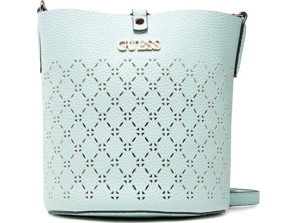 Guess, Amara, Synthetic Leather, Textile Bag, Surf, XG849301, For Women, 18/21 x 20 x 14 / 14/18 x 17.5 x 6.5 cm For Women