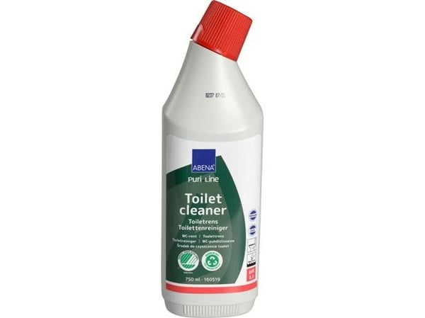 Abena toalett-rengöring 750 ml Puri-Line, med färg & parfym, Svanenmärkt