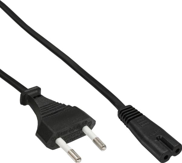 InLine B-16654S, 1,5 m, Strömkontakt typ C, IEC C7, H03VVH2-F