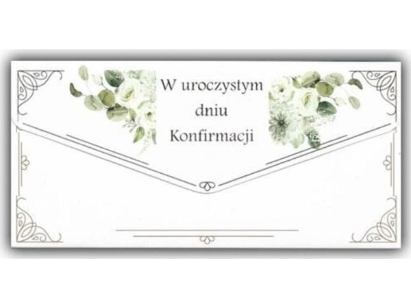 Tassotti konvoluttkort Konfirmasjon
