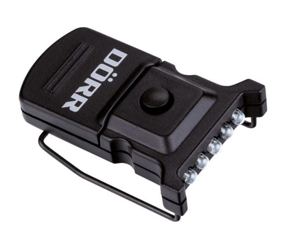Dörr CL-5, Caps-lommelykt, Sort, LED, 5 lamper, CR2016, 3 V