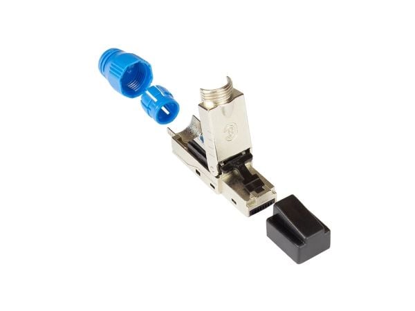 Alcasa GC-N0149, RJ-45, Sølv, Hankjønn, Ledning feste, Cat8.1, S/UTP (STP)