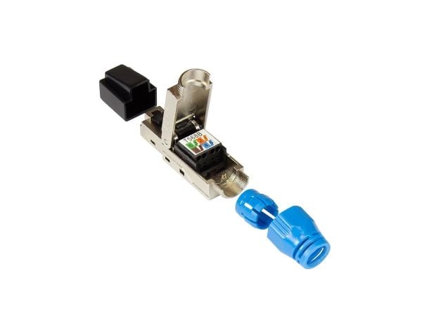 Alcasa GC-N0149, RJ-45, Sølv, Hankjønn, Ledning feste, Cat8.1, S/UTP (STP)