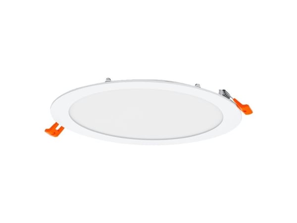 LEDVANCE Downlight Slim, Syvennysspottivalo, 3000 K, 2000 lm, 220 - 240 V, Oranssi, Valkoinen
