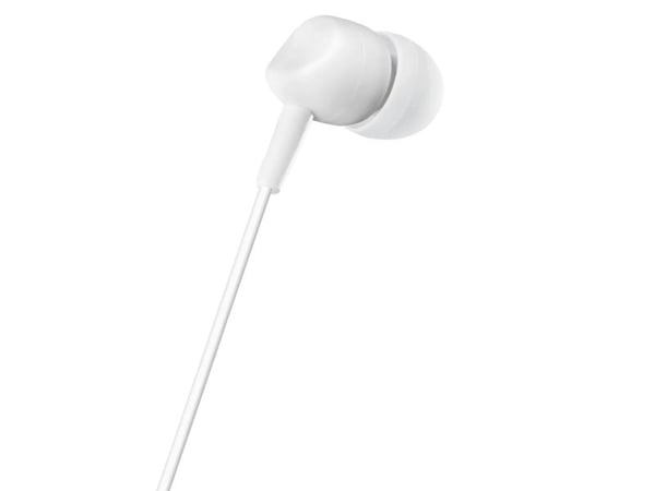 Hama Basic4Phone, Kabel, Samtal/musik, 20 - 20000 hz, Headset, Vit