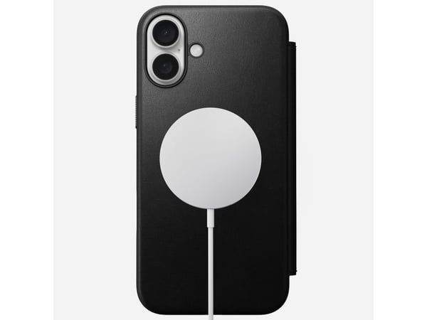 Nomad Modernes Leder Folio Schwarz-, Apple
