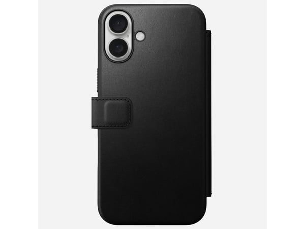 Nomad Modernes Leder Folio Schwarz-, Apple