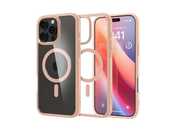 Spigen Ultra Hybrid (MagFit), Etui, Apple, iPhone 16 Pro Max, 17,5 cm (6.9"), Rosa