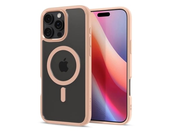 Spigen Ultra Hybrid (MagFit), Suojus, Apple, iPhone 16 Pro, 16 cm (6.3"), Ruusu
