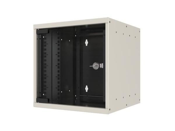EFB Elektronik 10" väggmonterat skåp 4U djup 300mm 1-delat RAL9010 (WGB-1004WS.30)