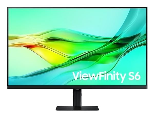 Samsung ViewFinity S6 S32D604UAU - LED-skjerm - USB - 32" (31,5" skjermstørrelse) - 2560 x 1440 QHD @ 100 Hz - IPS - 350 cd/m² - 1000:1 - HDR10 - 5...
