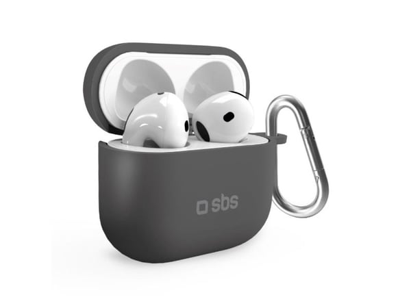 SBS silikonetui AirPods 4 Black (TEAPSILCOV4K)