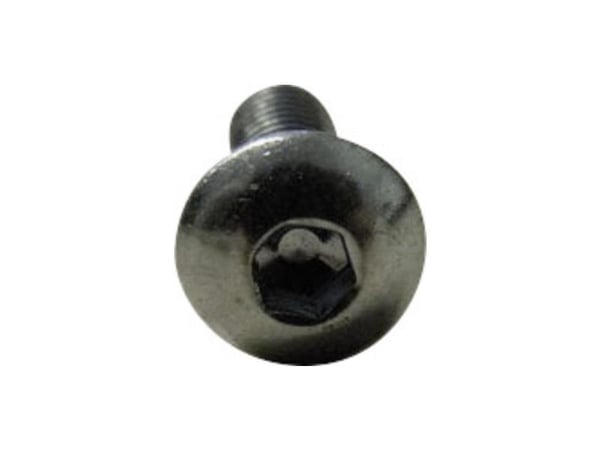 TOOLCRAFT 827235 Linseskruer M3 6 mm Indvendig sekskant ISO 7380 Stål verzinkt 100 stk