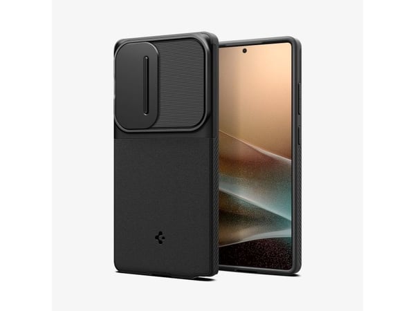 Spigen Optik Armor, Omslag, Samsung, Galaxy S25 Ultra, 17,5 cm (6.9"), Svart