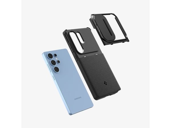 Spigen Optik Armor, Omslag, Samsung, Galaxy S25 Ultra, 17,5 cm (6.9"), Svart