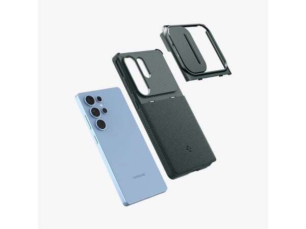 Spigen Optik Armor, deksel, Samsung, Galaxy S25 Ultra, 17,5 cm (6,9"), grønn